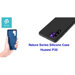 Nature Series Silicone Case for Huawei P30 Black