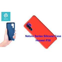 Nature Series Silicone Case for Huawei P30 Red
