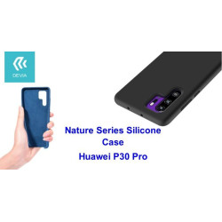 Nature Series Silicone Case for Huawei P30 Pro Black