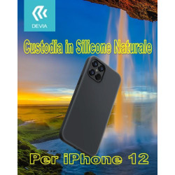 Nature Series Silicone Case for iPhone 12 Mini Black