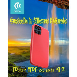 Nature Series Silicone Case for iPhone 12 Mini Red