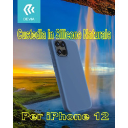 Nature Series Silicone Case for iPhone 12 Mini Blue