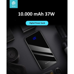 Digital power bank 10000mAh 37W Black