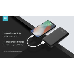 Smart speed series PD Power Bank 18W  (10000mAh) black 