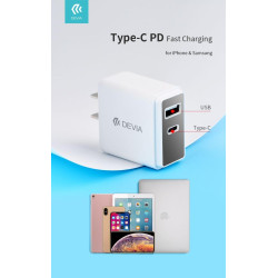 Extreme speed series PD+USB2.4A charger (EU 18W)