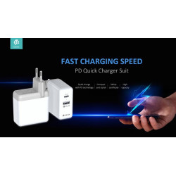 PD Quick Charger Suit with Usb-Type C cable