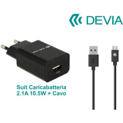 Smart Charger Suit 2.1A for Android Black