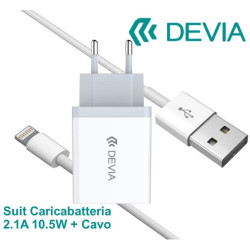 Smart Charger Suit 2.1A + Cable lightning for Apple iOS