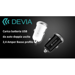 Devia Pheez series mini car charger  black  2.4A