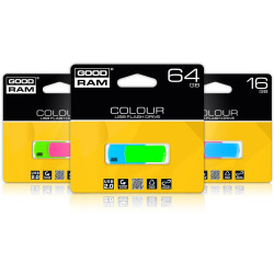 Goodram USB 2.0 pendrive colorata 64GB Blu-verde - blister