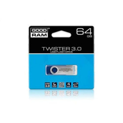 GoodRAM pendrive 64GB USB 3.0 TWISTER BLUE - reatil blister