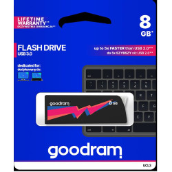Pendrive GoodRAM 8GB UCL2 BLACK USB 3.0 - retail blister