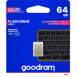 Pendrive metal GoodRAM POINT UPO3 64GB USB 3.0 - blister