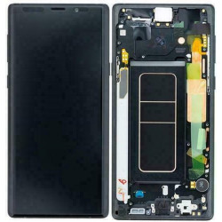 Lcd with frame OLED Compatible Samsung SM-N960F Note 9 Black