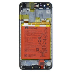 Huawei P10 Lite LCD Display +Batt + Frame Service Pack Black