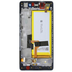 Huawei P8 Lite LCD Display + Touch + Front Cover SP Black