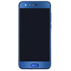 Honor 9 LCD Display Frame and Touch Blue