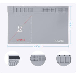 REFOX RS30 ESD Phone Repair Heating Pad Gray