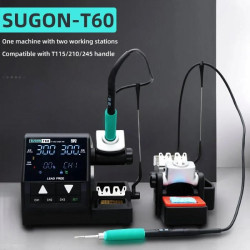 SUGON T60 double soldering station with C210 160W handle