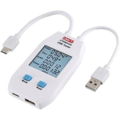 UT658 Dual USB Tester voltage, current, and power