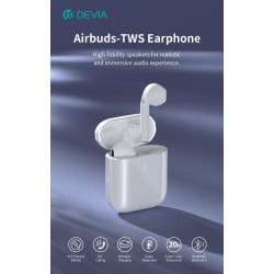 Airbuds TWS EM053 Wireless Charge BT 5.3 White Earphones