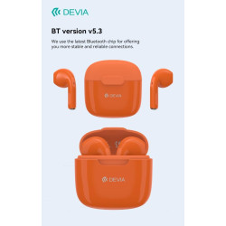 Devia TWS-K1 Bluetooth 5.3 EM057 Earphones Orange
