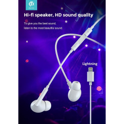Smart Lightning wired earphone for iPhone