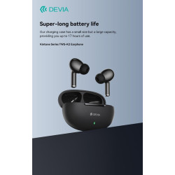 Devia TWS-K2 Bluetooth 5.3 EM060 Earphones Black