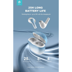 Smart Series TWS-M4 Earphone EM412 with ENC Blue