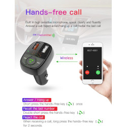 Smart Series Fm Transmission Bluetooth 5.0 Car Charger