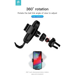 Gravity Sensor Car Air Vent Wireless Charger Phone Holder