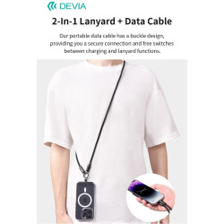 Extreme Speed Series C To L PD 27W Woven Fast Cable Lanyard 