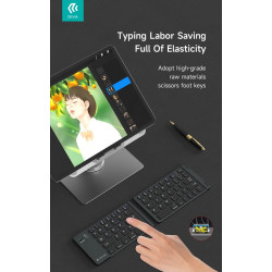 Foldable Bluetooth keyboard Compatible with Microsoft, Android, Apple