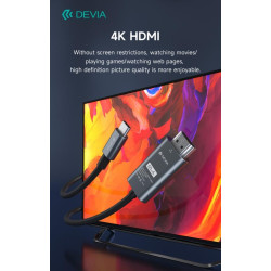 Type-C to HDMI adapter for transmission from smartphone to monitor