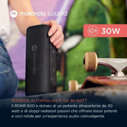 Motorola ROKR 600 30W Wireless Bluetooth Speaker Black