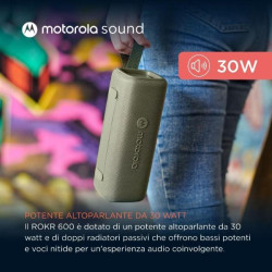 Motorola ROKR 600 30W Wireless Bluetooth Speaker Green