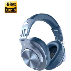 OneOdio Fusion A70 Hi-Res Wireless and Wired DJ Headphones w/Microphone Sky Blue