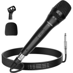 OneOdio ON55 Dynamic Cardioid Microphone with 5m XLR Cable and Clip Holder