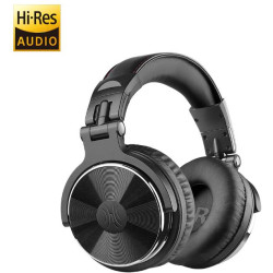 OneOdio Studio Pro 10 Hi-Res Wired DJ Headphones w/ Microphone Shareports Black