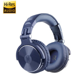 OneOdio Studio Pro 10 Hi-Res Wired DJ Headphones w/ Microphone Shareports Blue