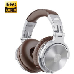 OneOdio Studio Wireless C Hi-Res DJ Headphones Bluetooth Silver/Brown