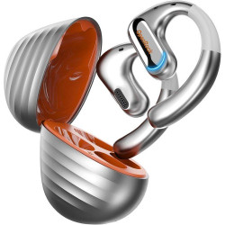 OneOdio OpenRock Pro Wireless Open Air Conduction Sport Earbuds Silver
