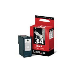 Originale lexmark 34 ink cartridge black 23.9ml LEX18C0034