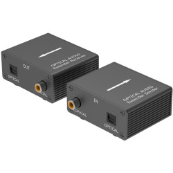 Digital Audio TOSLINK SPDIF+COAXIAL Extender over CAT5E/CAT6