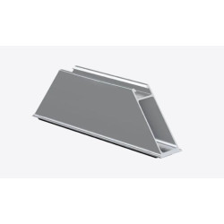 Bracket profile for corrugated sheet metal