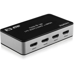 Premium 3 Port HDMI Switch with IR Wireless Remote 4Kx2K@60H