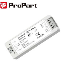 Ricevitore DIM RF LED 1 Canale - 8A, 5-36VDC, con Pulsante, RF2.4G 