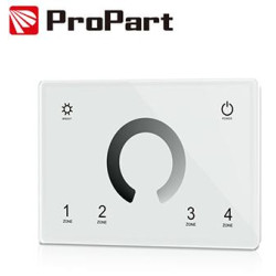 4-zone 1CH, remote control RF2.4G +DMX512 for 503 socket