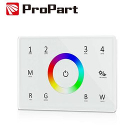 4-zone RGB/RGBW remote control RF2.4G +DMX512 for 503 socket