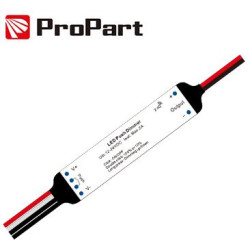 RF LED and Push Dimmer, 1 Channel, Single Color, 12–24V DC, 3A, 2.4GHz